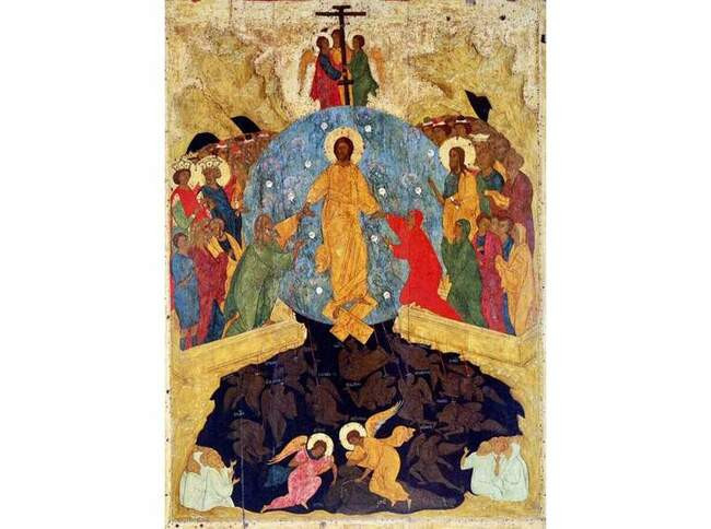 5. Дионисий. Сошествие во ад. XVI век. Русский Музей.