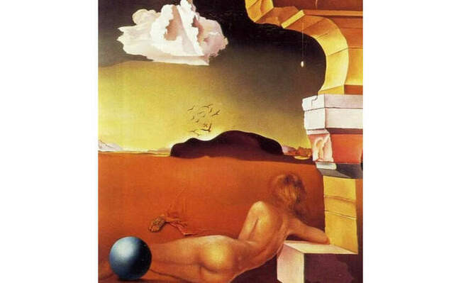 «Обнаженная на пляже в Розес», Сальвадор Дали, 1942