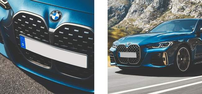 1 BMW 4 серии: решетка радиатора