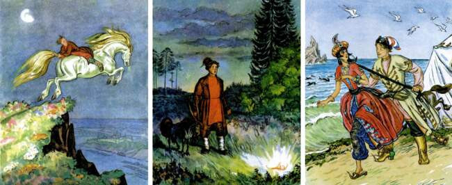 Волшебный конь, жар-птица, Царь-девица: похожие сюжеты в народных сказках