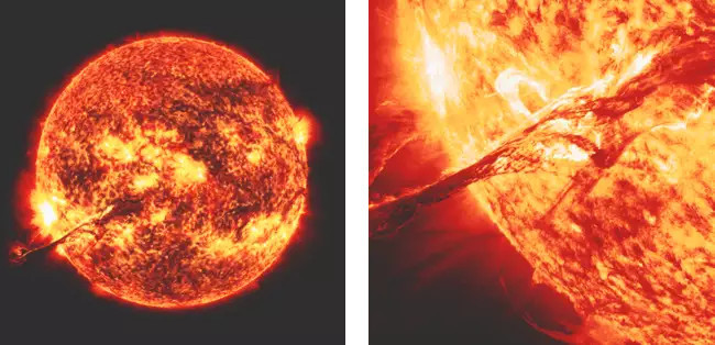 1 Солнечная буря 2012 года