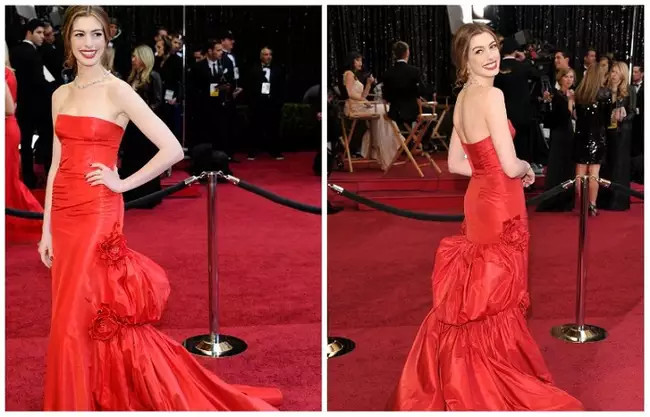 2. Энн Хэтэуэй в Valentino