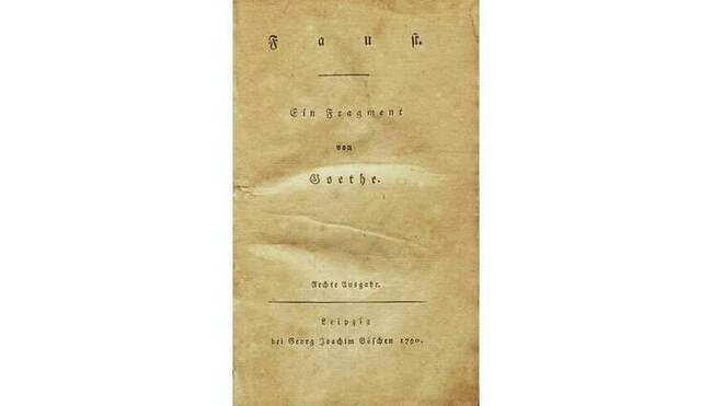 1. Иоганн Вольфганг фон Гете. «Фауст»