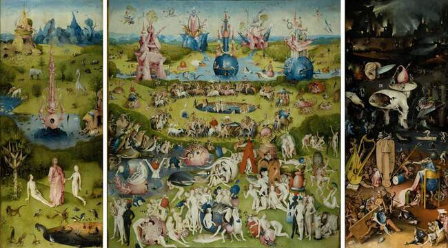 8. Босх, «Сад земных наслаждений», 1500-1510