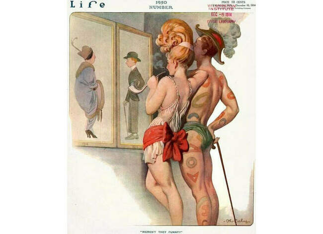 # 6 Мода будущего, предсказанная на обложке журнала Life в 1914 году.