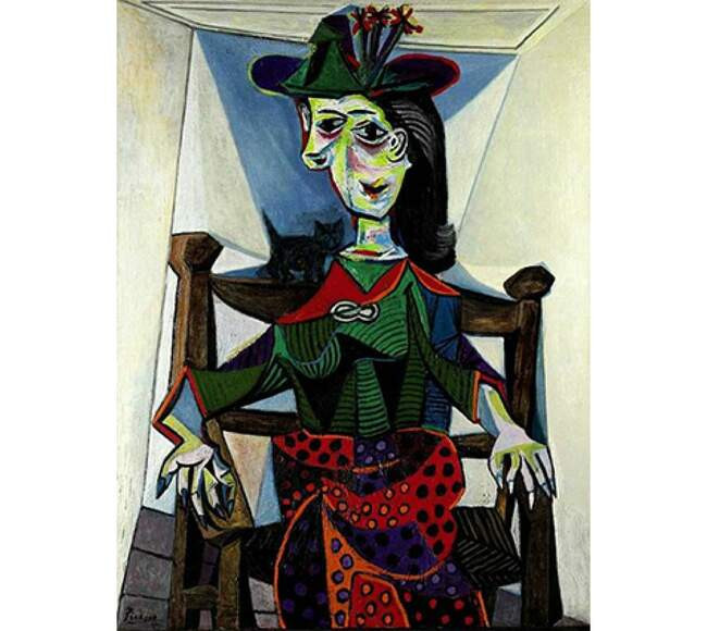 3. «Дора Маар с кошкой» Пабло Пикассо: 95,200 000$