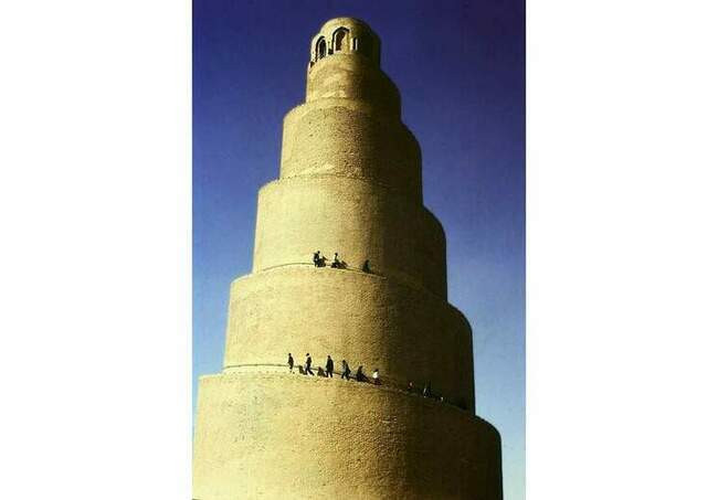 Минарет Мальвия в Самарре, Ирак, 849–852 годы