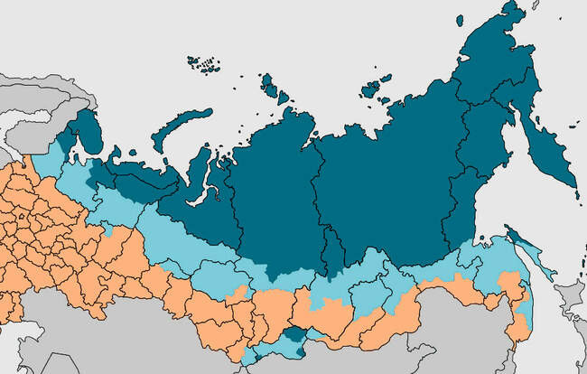 1. Крайний Север занимает 2/3 территории России