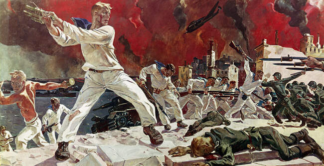7. Александр Дейнека. Оборона Севастополя, 1942