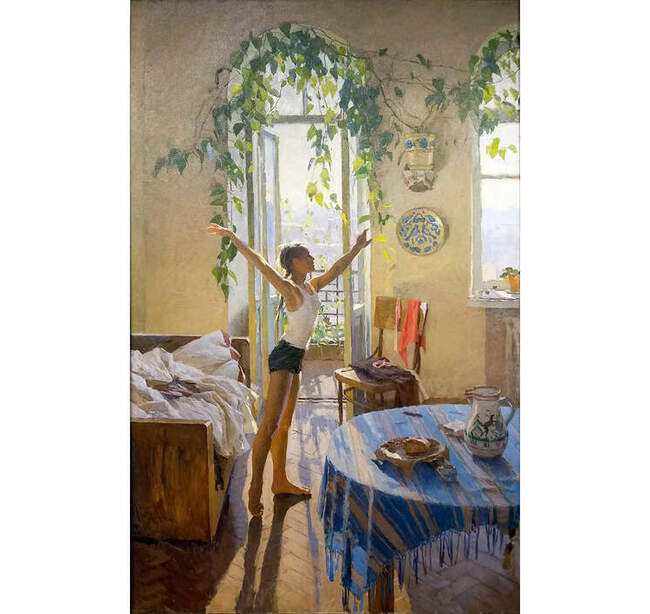 10. Татьяна Яблонская. Утро, 1954