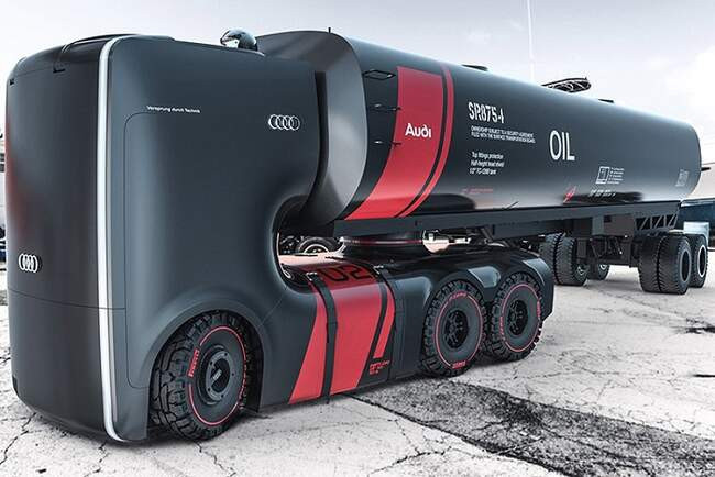 3. Audi Self Driving Truck