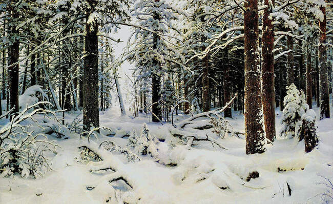 Зима, 1890