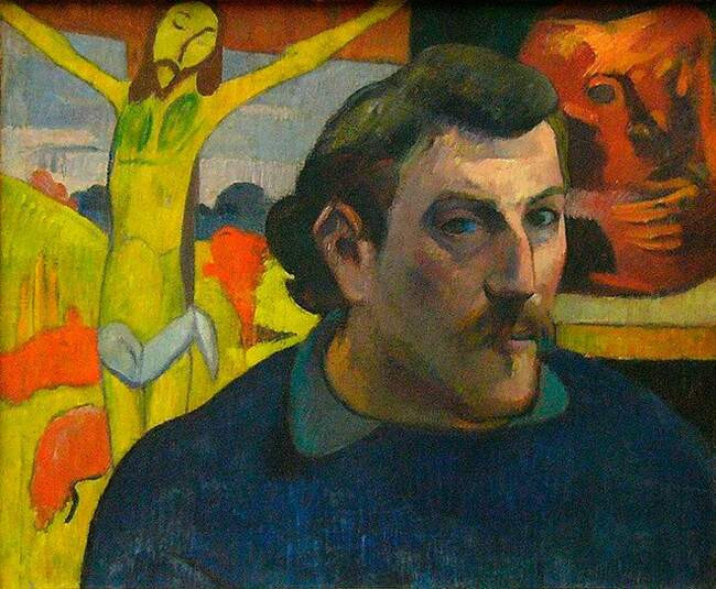 Поль Гоген. «Автопортрет с желтым Христом» (1890–1891)
