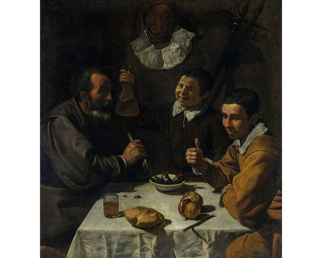 13. Диего Веласкес. Завтрак, 1617