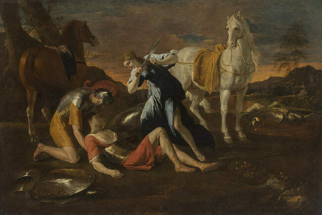 15. Никола Пуссен. Танкред и Эрминия, 1631