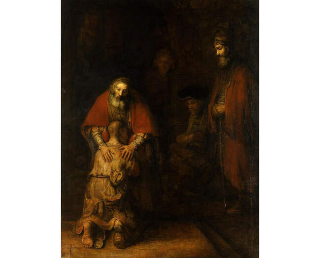 16. Рембрандт. Возвращение блудного сына, 1668