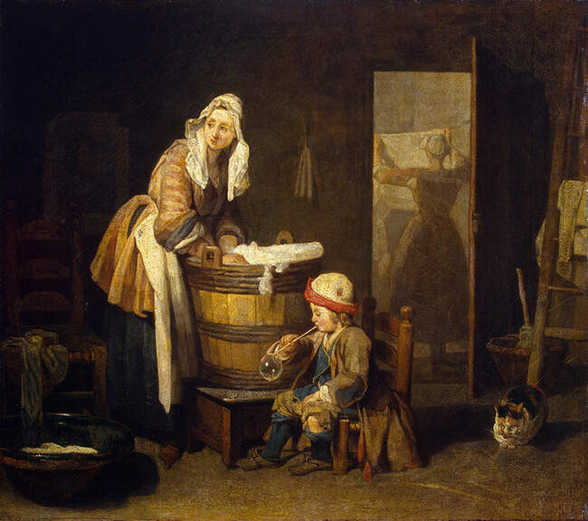 17. Жан-Батист Симеон Шарден. Прачка, 1730-е