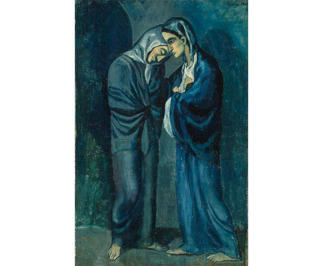 22. Пабло Пикассо. Две сестры (Свидание), 1902