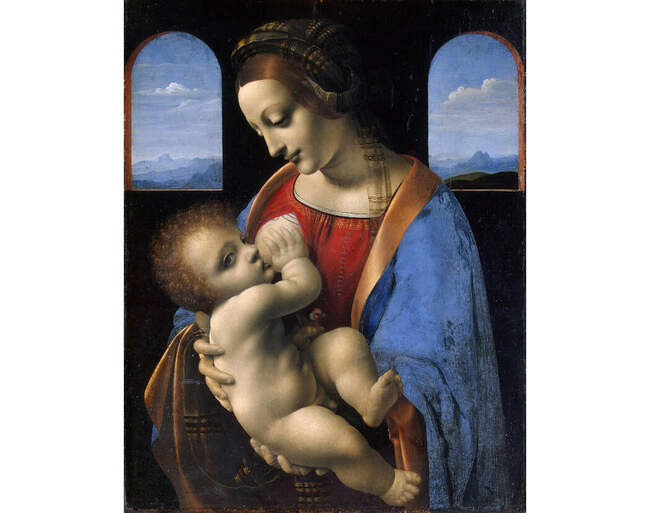 4. Леонардо да Винчи. Мадонна Литта, 1490-е