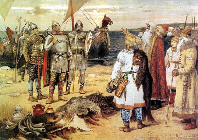 1. Виктор Васнецов. Призвание варягов (1909)