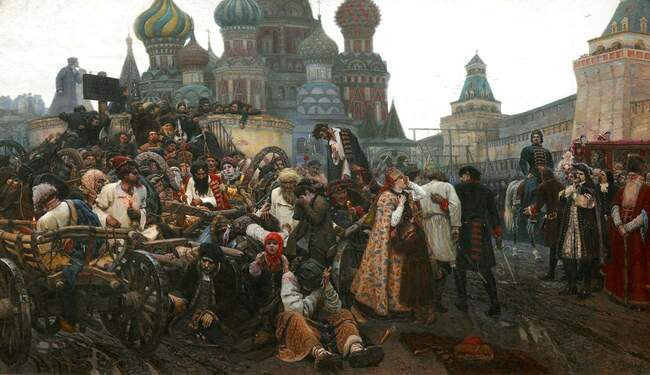 5. Василий Суриков. Утро стрелецкой казни (1881)