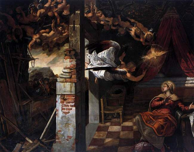 Якопо Тинторетто. «Благовещение» (1576–1581)