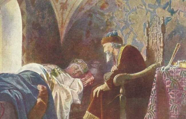 Василиса Мелентьева, имевшая огромное влияние на мужа, и Мария Нагая, которая постоянно грустила