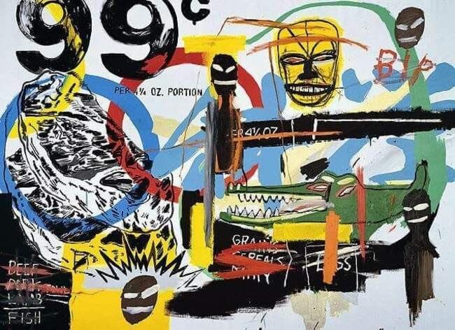 3. Жан-Мишель Баския, Энди Уорхол. Без названия (1984)
