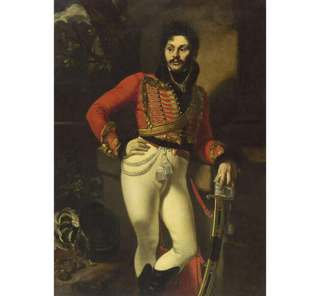 1. Орест Кипренский. Портрет Евграфа Владимировича Давыдова. 1809