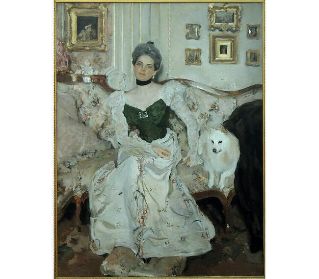 12. Валентин Серов. Портрет княгини З.Юсуповой. 1902