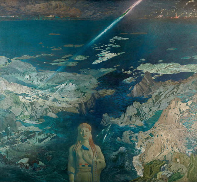 16. Лев Бакст. Древний ужас (Теrrоr Аntiquus). 1908