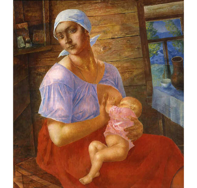 19. Кузьма Петров-Водкин. Мать. 1915