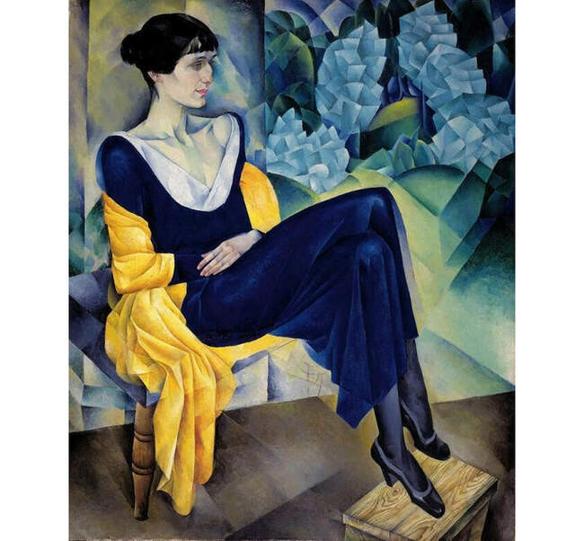20. Натан Альтман. Портрет Ахматовой. 1915