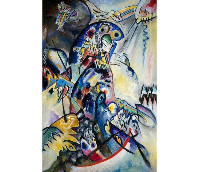 22. Василий Кандинский. Синий гребень. 1917