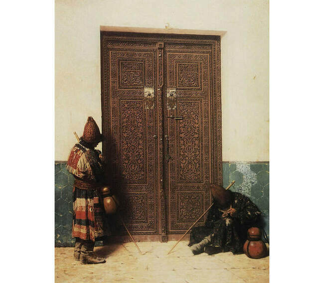 5. Василий Верещагин. У дверей мечети. 1873