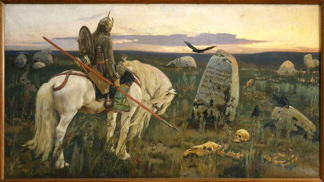 7. Виктор Васнецов. Витязь на распутье. 1882