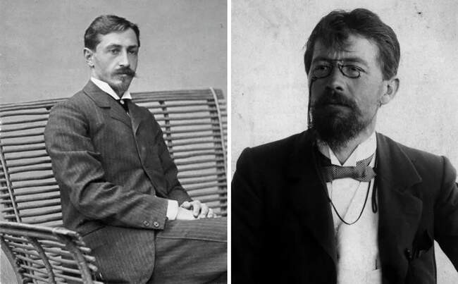 Иван Бунин и Антон Чехов