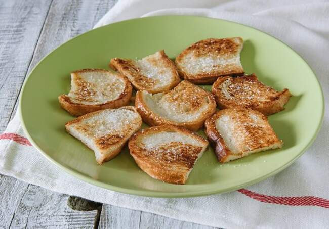 Сахарные гренки