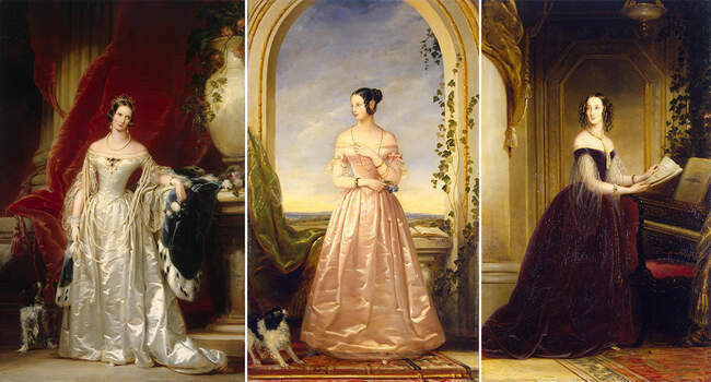 Кристина Робертсон. Портреты женщин царской семьи, 1849-50