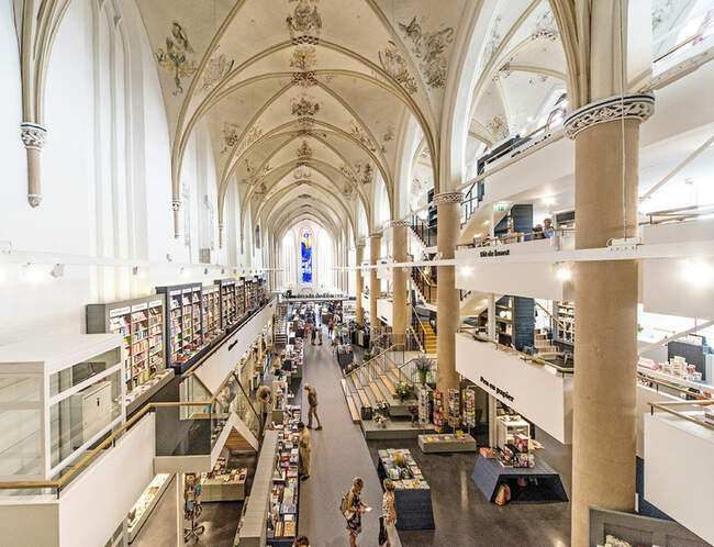 Книжный магазин Waanders In De Broeren. Зволле, Нидерланды