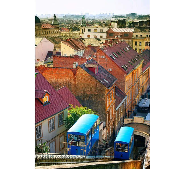 Zagrebačka uspinjača. Хорватия