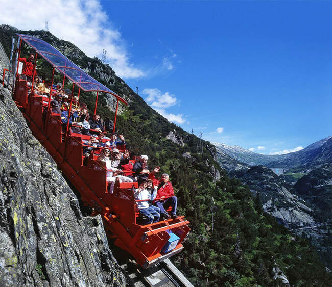 Gelmerbahn. Швейцария