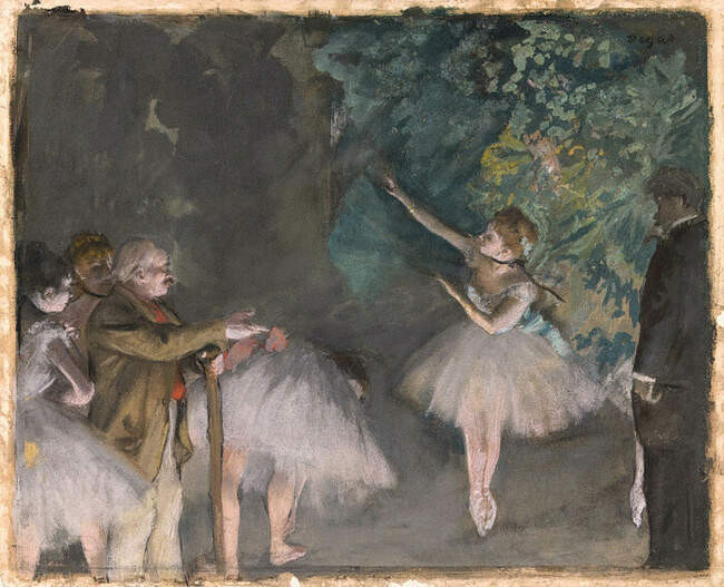 Балетмейстер: Репетиция балета, 1875-76