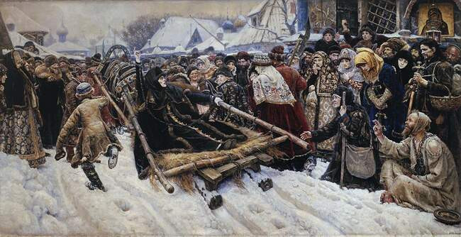 5. Василий Суриков. Боярыня Морозова, 1887