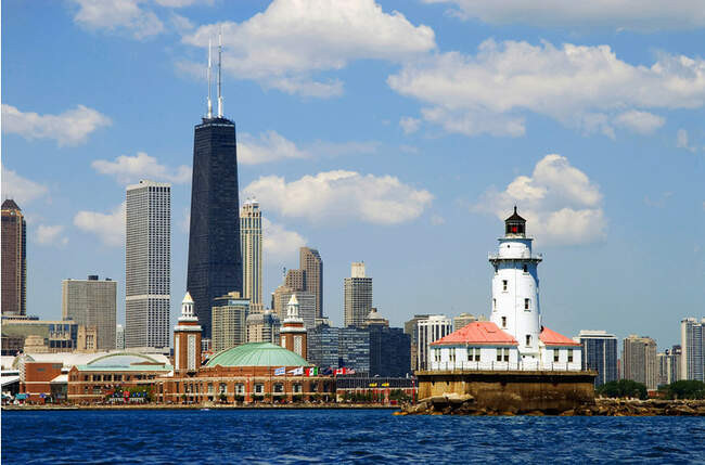 Чикагский маяк (Chicago Harbor Lighthouse)