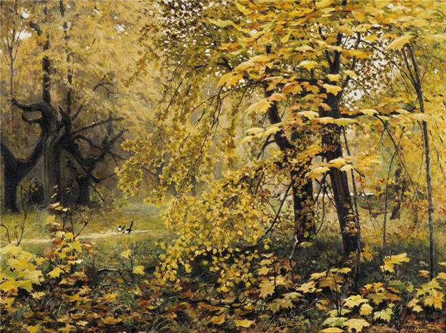 Илья Остроухов. Золотая осень, 1886