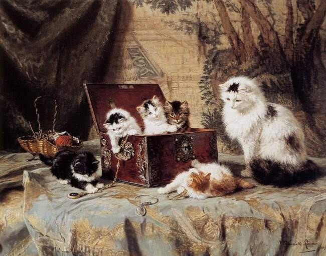 Генриетта Роннер-Книп – как прокормить семью рисунками кошек