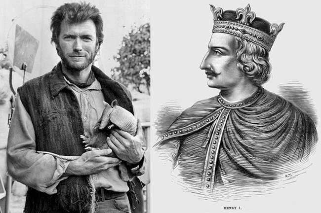 8. Клинт Иствуд и Генрих I Английский