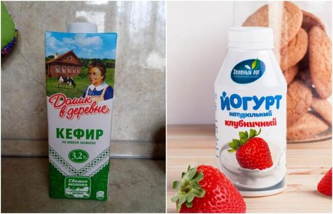 5. Кефир и йогурт