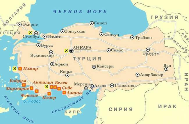 Причерноморье Турции имеет свои положительные моменты